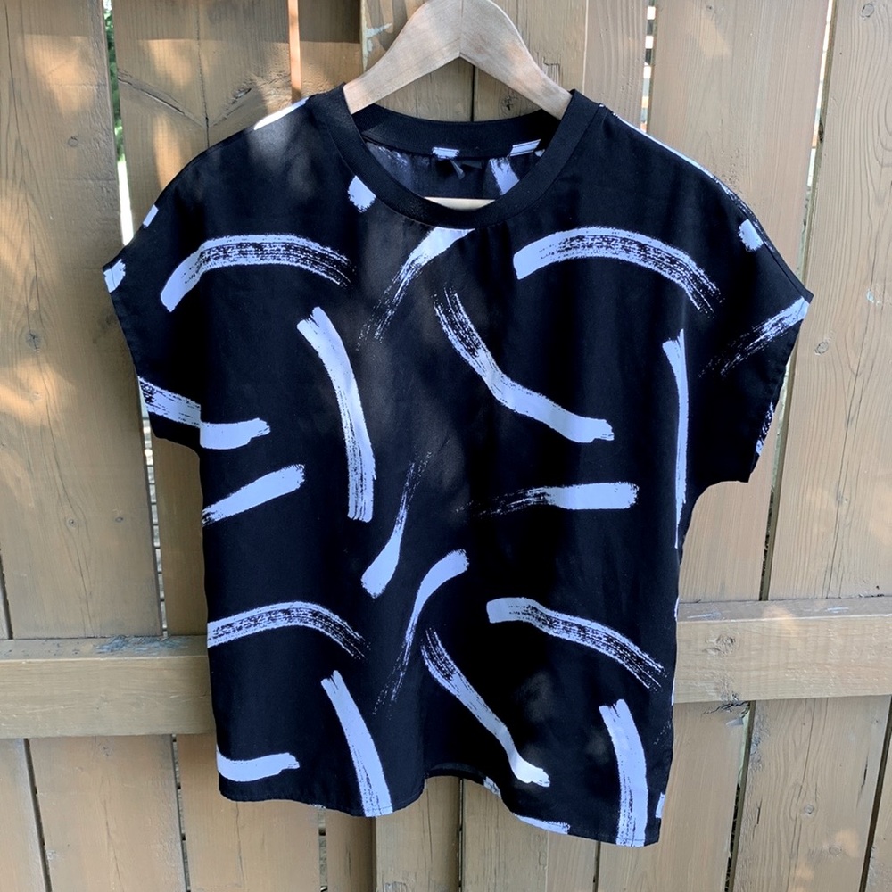 Graphic boxy tee